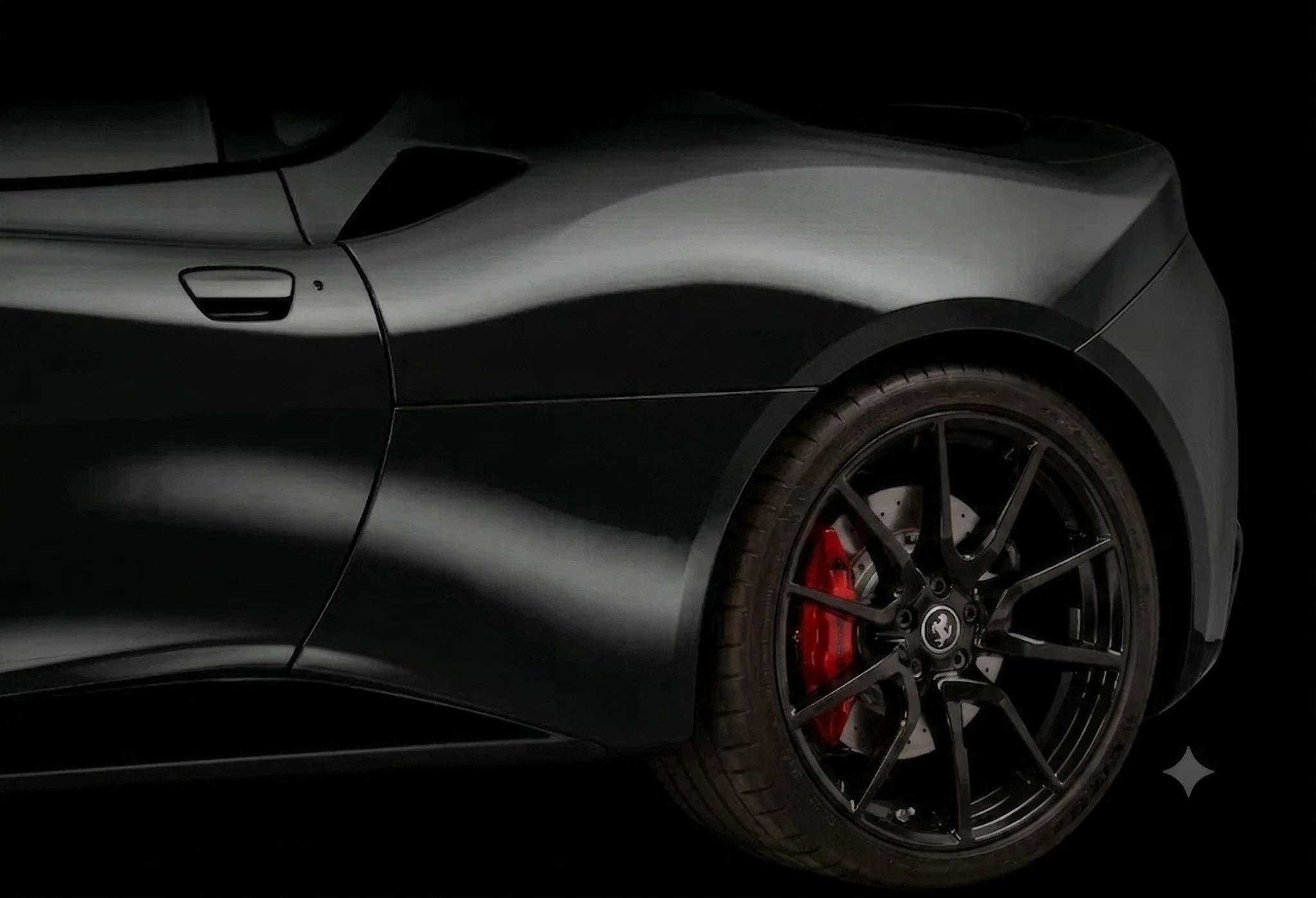 Sleek Dark Vehicle PPF Finish
